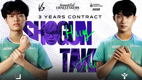 CNJ Esports gia hạn hợp đồng thêm 3 năm với bộ đôi Shogun - Taki